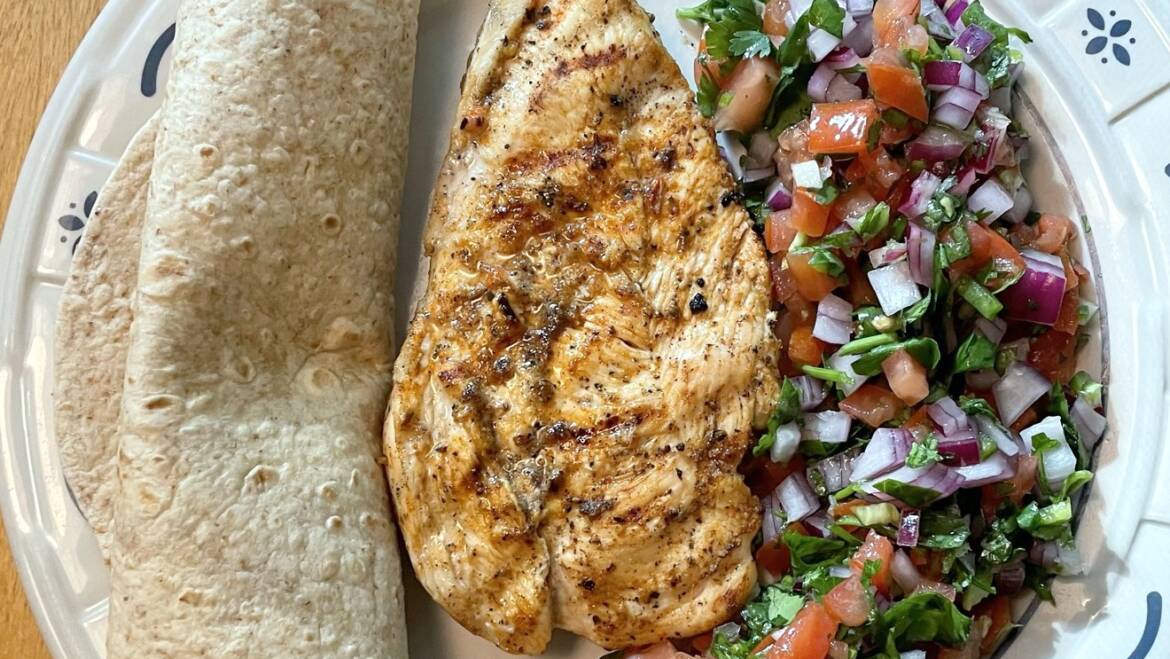 Grilled Cilantro-Lime Chicken with Salsa