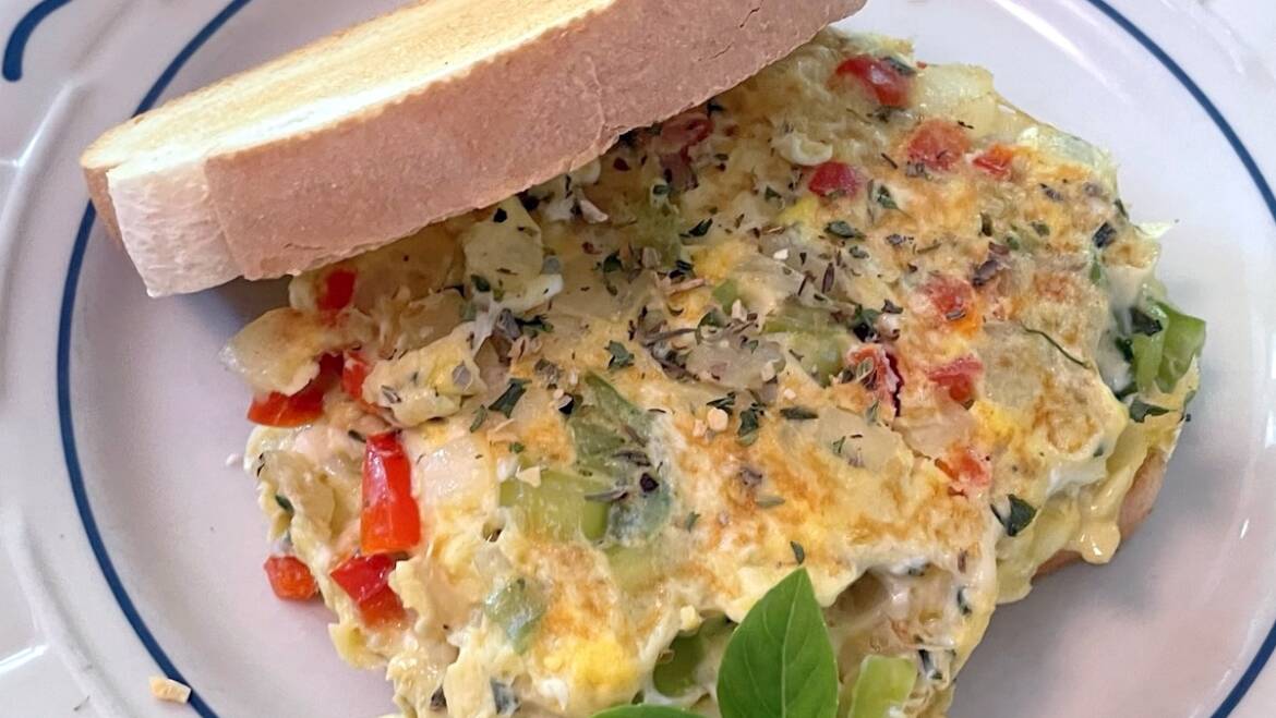 Peppers and Egg Sandwich